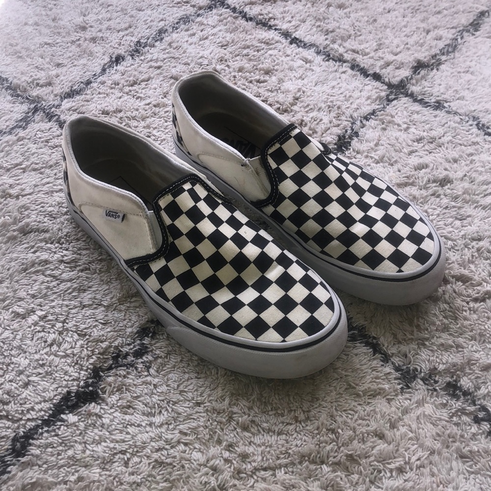 Checkered Vans